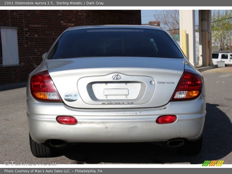 Sterling Metallic / Dark Gray 2001 Oldsmobile Aurora 3.5