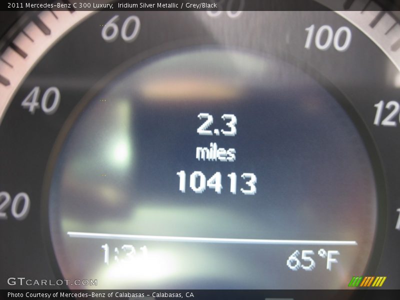 Iridium Silver Metallic / Grey/Black 2011 Mercedes-Benz C 300 Luxury