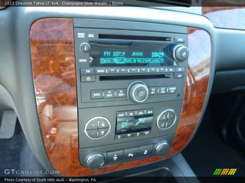 Champagne Silver Metallic / Ebony 2013 Chevrolet Tahoe LT 4x4