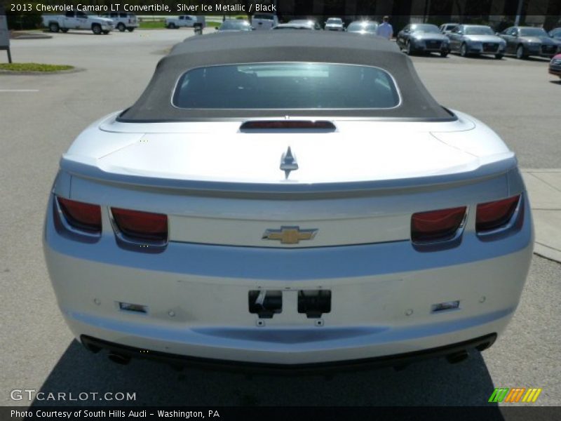 Silver Ice Metallic / Black 2013 Chevrolet Camaro LT Convertible