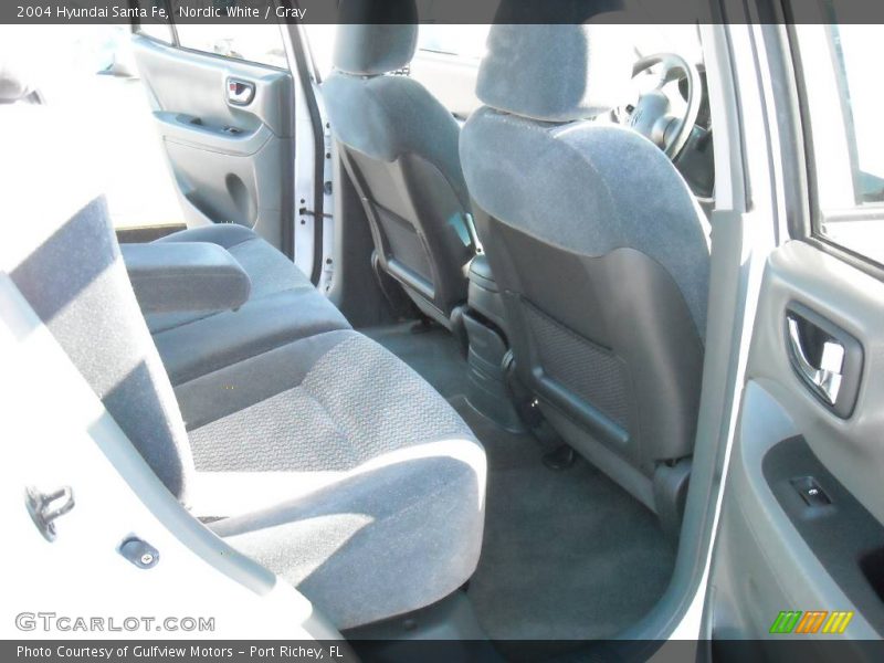 Nordic White / Gray 2004 Hyundai Santa Fe