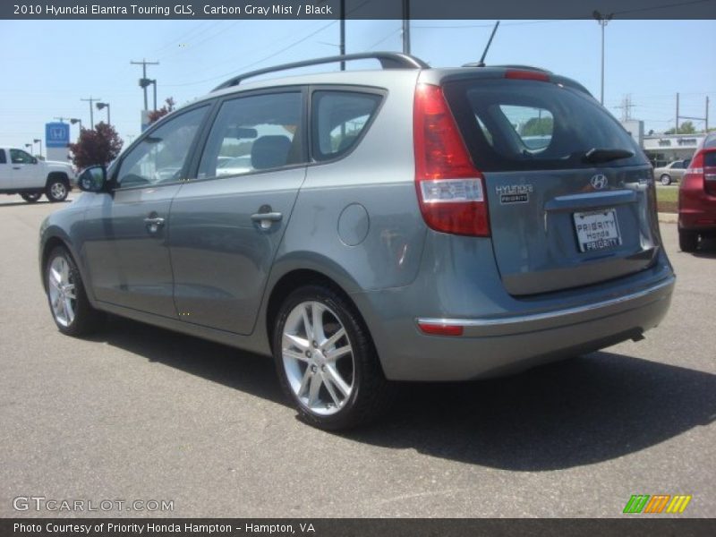 Carbon Gray Mist / Black 2010 Hyundai Elantra Touring GLS