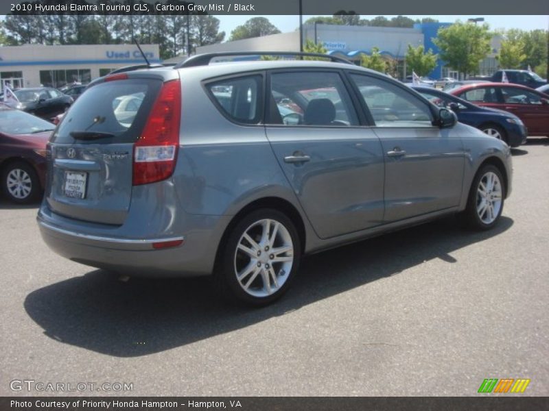 Carbon Gray Mist / Black 2010 Hyundai Elantra Touring GLS