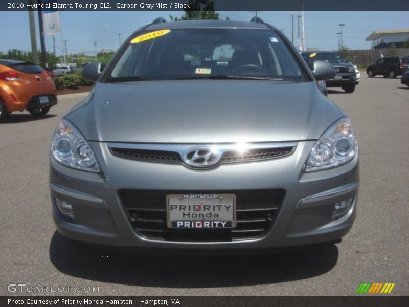 Carbon Gray Mist / Black 2010 Hyundai Elantra Touring GLS