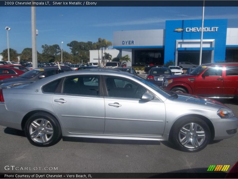 Silver Ice Metallic / Ebony 2009 Chevrolet Impala LT