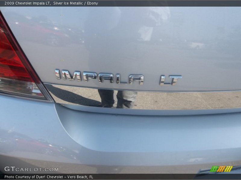 Silver Ice Metallic / Ebony 2009 Chevrolet Impala LT