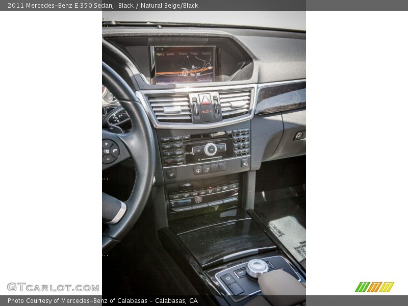 Black / Natural Beige/Black 2011 Mercedes-Benz E 350 Sedan