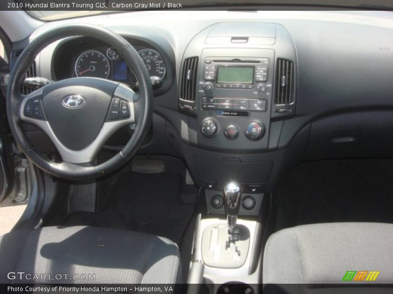 Carbon Gray Mist / Black 2010 Hyundai Elantra Touring GLS