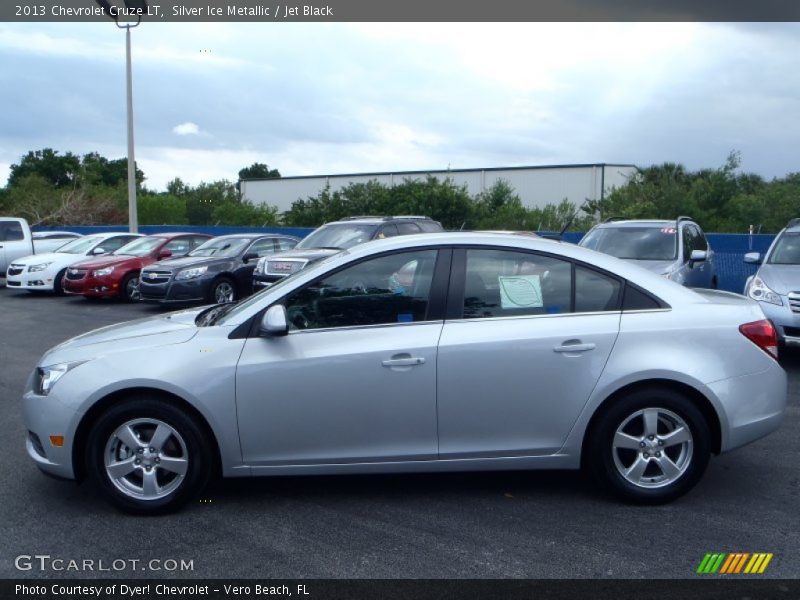 Silver Ice Metallic / Jet Black 2013 Chevrolet Cruze LT