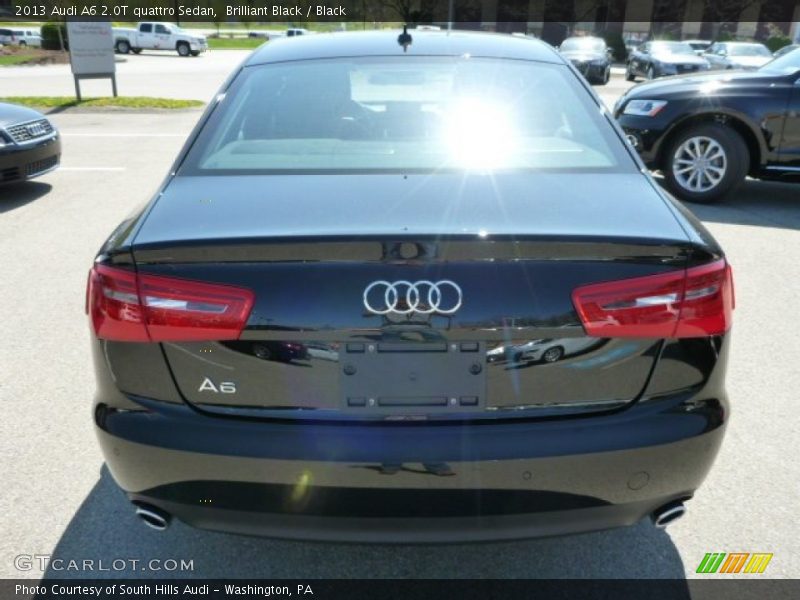 Brilliant Black / Black 2013 Audi A6 2.0T quattro Sedan