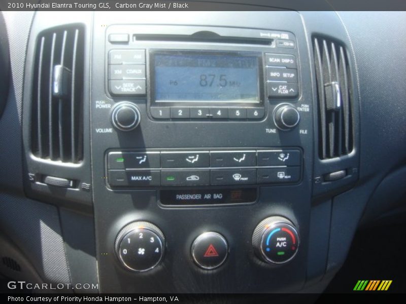 Carbon Gray Mist / Black 2010 Hyundai Elantra Touring GLS