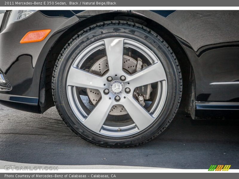 Black / Natural Beige/Black 2011 Mercedes-Benz E 350 Sedan