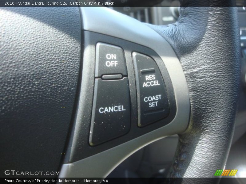 Carbon Gray Mist / Black 2010 Hyundai Elantra Touring GLS