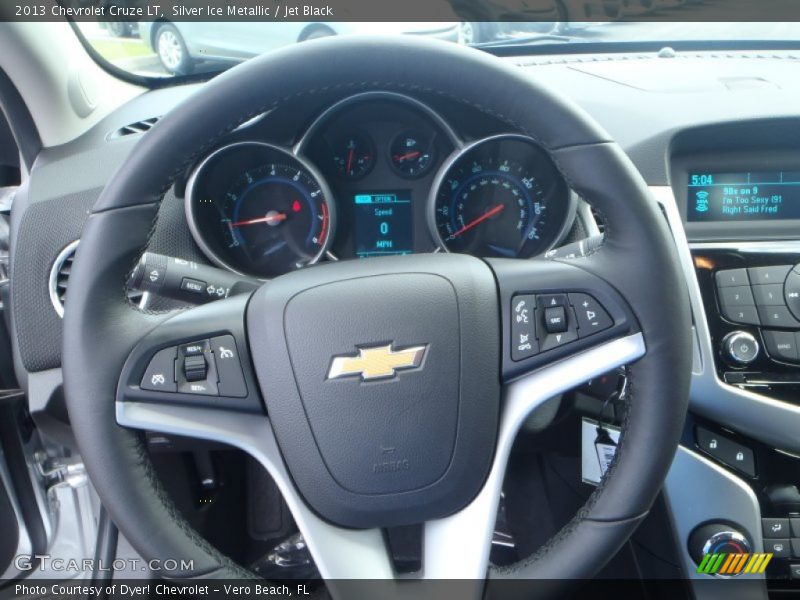 Silver Ice Metallic / Jet Black 2013 Chevrolet Cruze LT