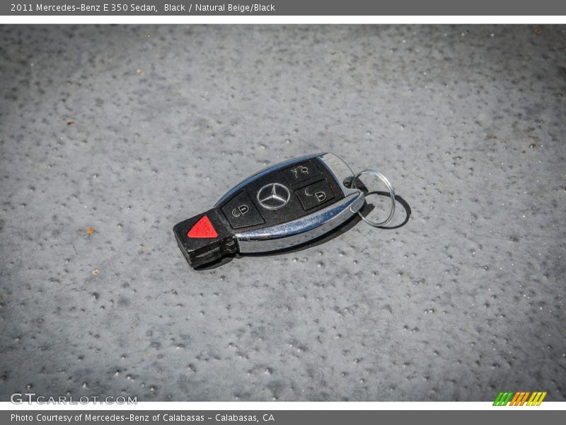 Black / Natural Beige/Black 2011 Mercedes-Benz E 350 Sedan