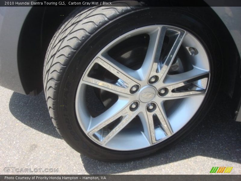 Carbon Gray Mist / Black 2010 Hyundai Elantra Touring GLS