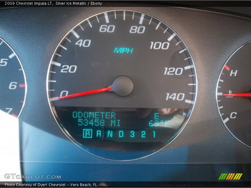 Silver Ice Metallic / Ebony 2009 Chevrolet Impala LT