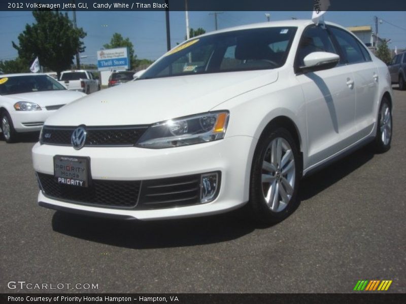Candy White / Titan Black 2012 Volkswagen Jetta GLI