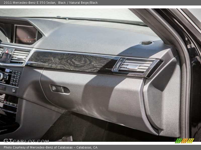 Black / Natural Beige/Black 2011 Mercedes-Benz E 350 Sedan