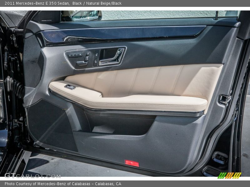 Black / Natural Beige/Black 2011 Mercedes-Benz E 350 Sedan