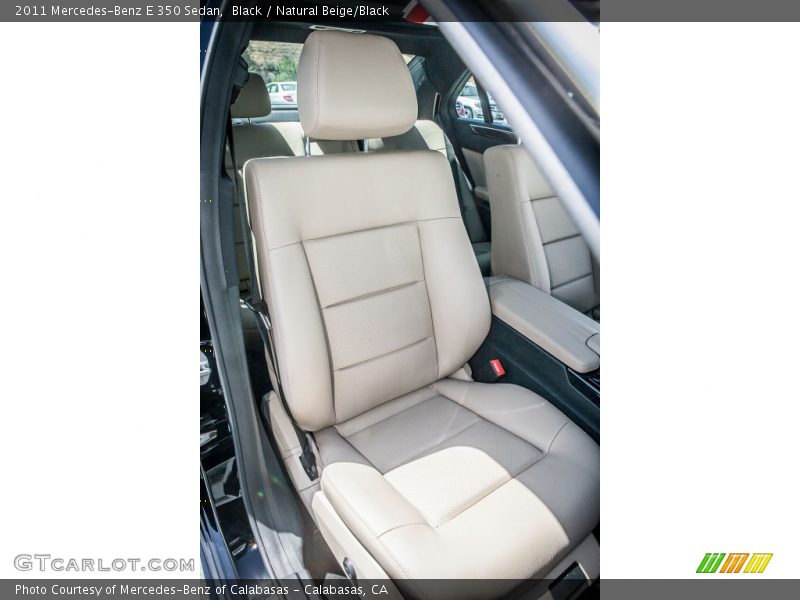 Black / Natural Beige/Black 2011 Mercedes-Benz E 350 Sedan