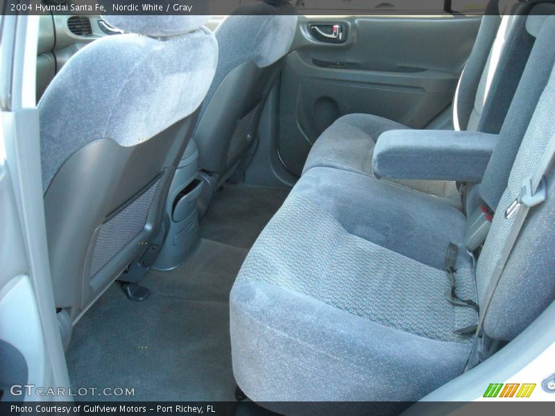 Nordic White / Gray 2004 Hyundai Santa Fe