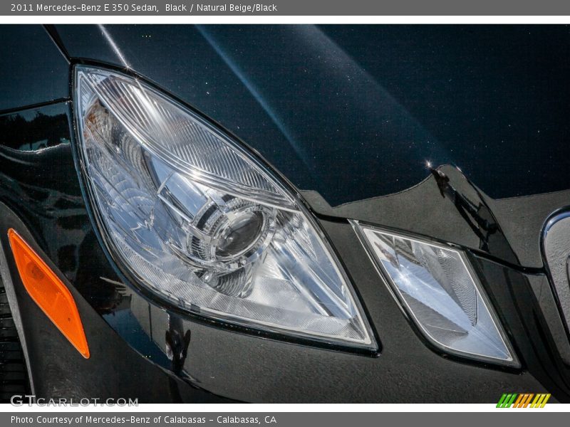 Black / Natural Beige/Black 2011 Mercedes-Benz E 350 Sedan