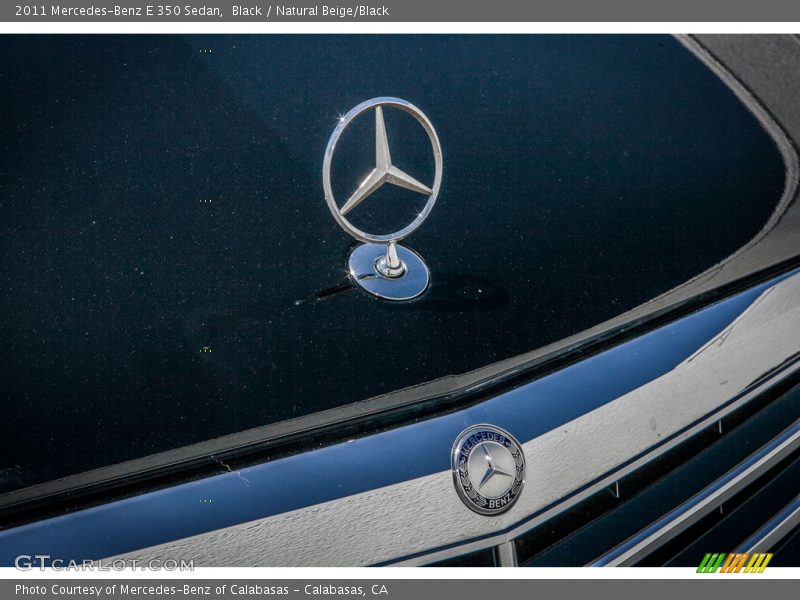 Black / Natural Beige/Black 2011 Mercedes-Benz E 350 Sedan