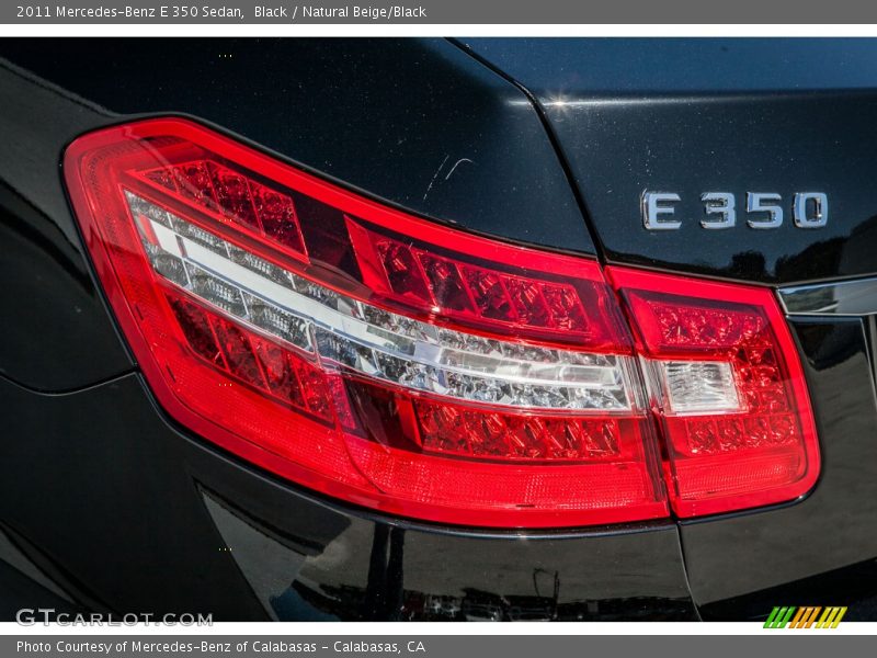 Black / Natural Beige/Black 2011 Mercedes-Benz E 350 Sedan