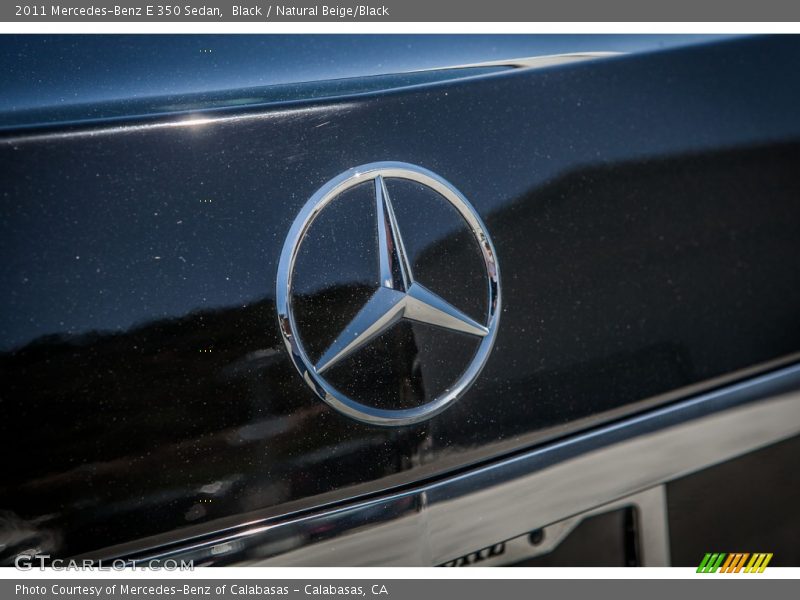 Black / Natural Beige/Black 2011 Mercedes-Benz E 350 Sedan