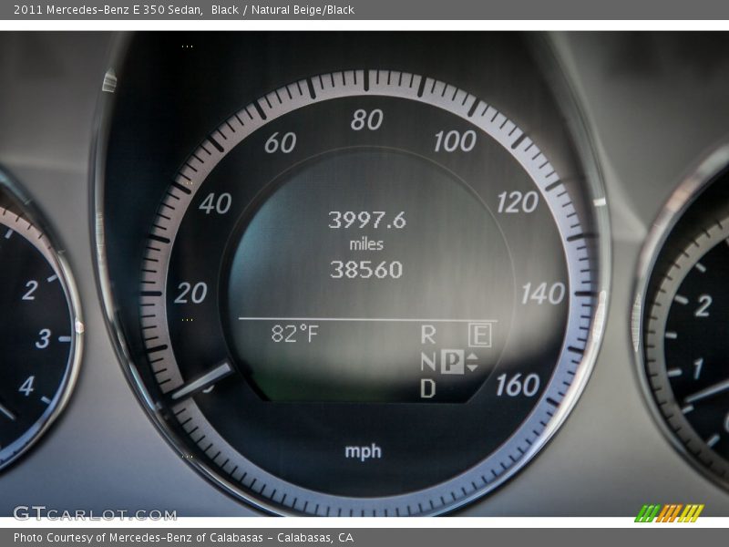 Black / Natural Beige/Black 2011 Mercedes-Benz E 350 Sedan
