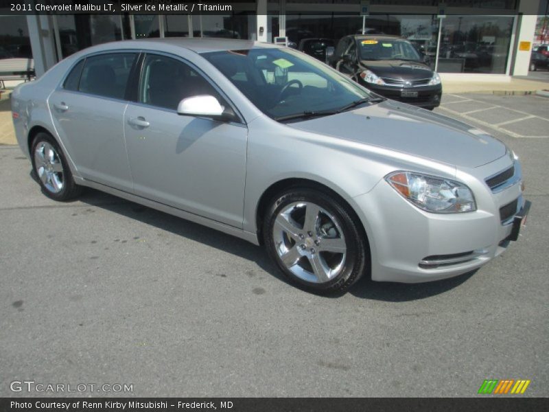 Silver Ice Metallic / Titanium 2011 Chevrolet Malibu LT