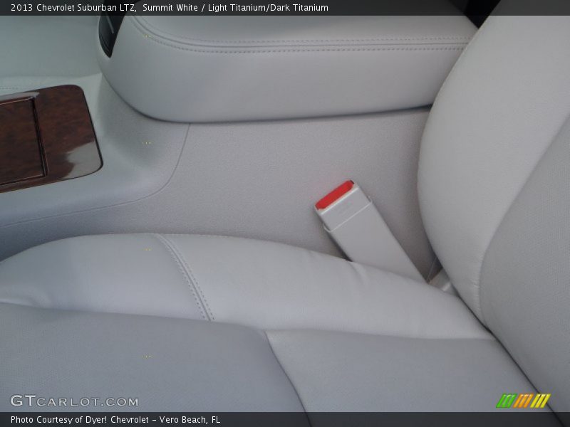 Summit White / Light Titanium/Dark Titanium 2013 Chevrolet Suburban LTZ
