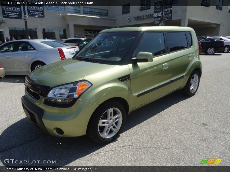Alien Green / Black Soul Logo Cloth 2010 Kia Soul +