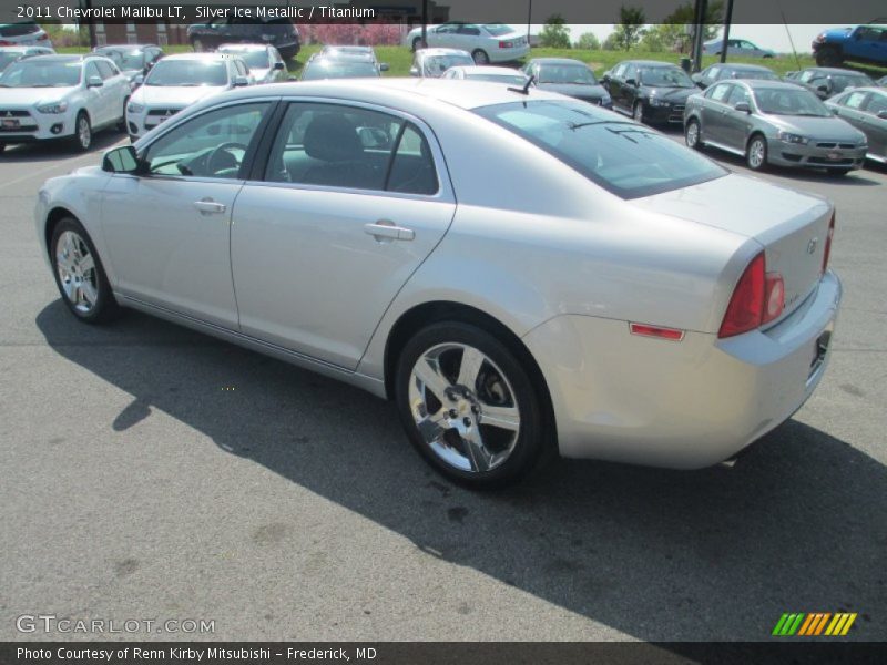 Silver Ice Metallic / Titanium 2011 Chevrolet Malibu LT