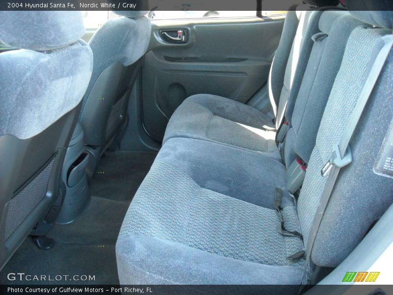 Nordic White / Gray 2004 Hyundai Santa Fe