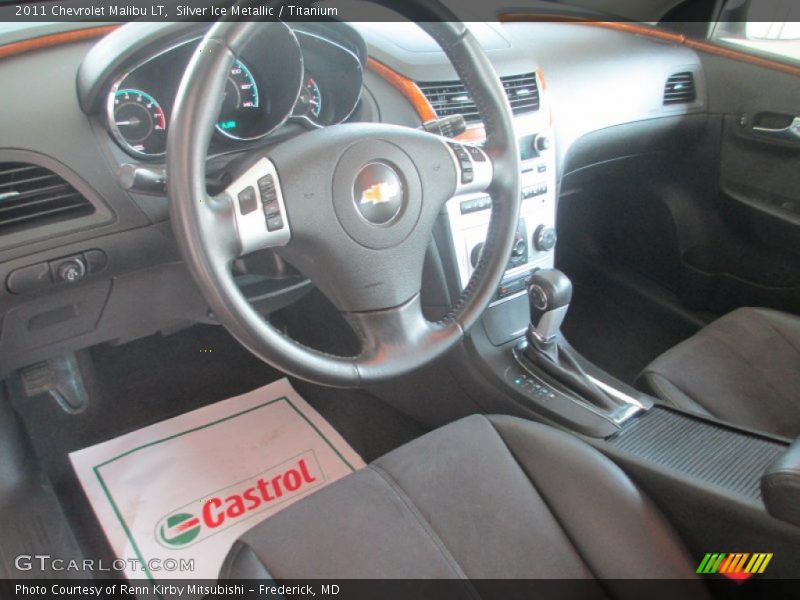 Silver Ice Metallic / Titanium 2011 Chevrolet Malibu LT