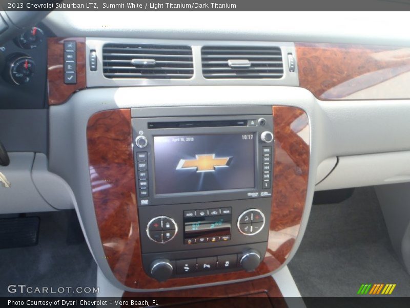 Summit White / Light Titanium/Dark Titanium 2013 Chevrolet Suburban LTZ
