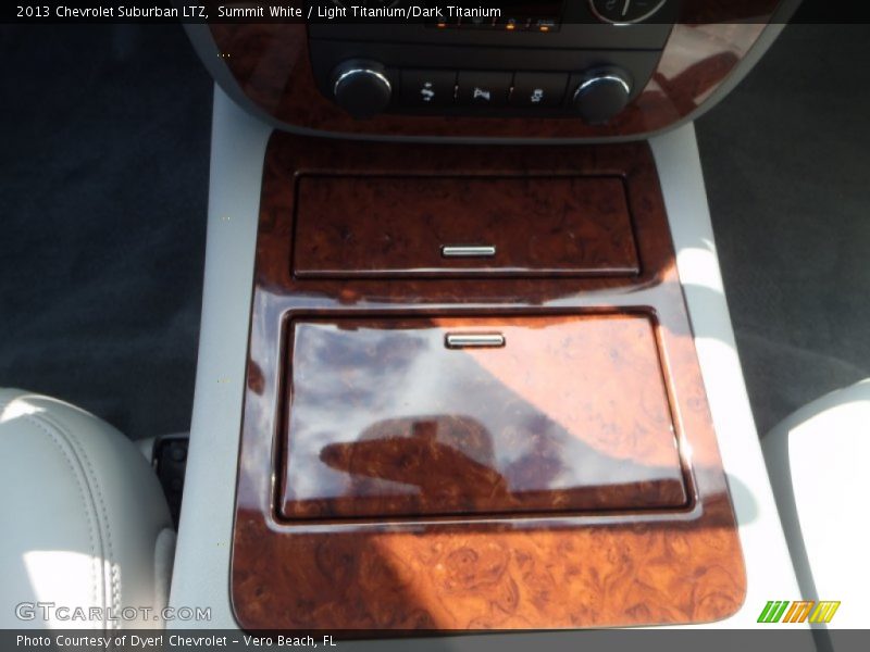 Summit White / Light Titanium/Dark Titanium 2013 Chevrolet Suburban LTZ
