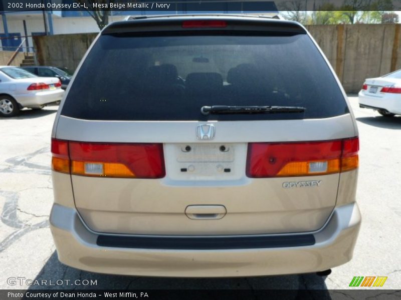 Mesa Beige Metallic / Ivory 2002 Honda Odyssey EX-L