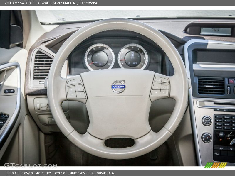 Silver Metallic / Sandstone 2010 Volvo XC60 T6 AWD