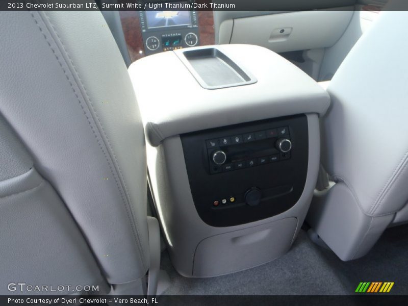 Summit White / Light Titanium/Dark Titanium 2013 Chevrolet Suburban LTZ