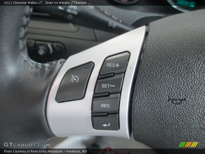 Silver Ice Metallic / Titanium 2011 Chevrolet Malibu LT