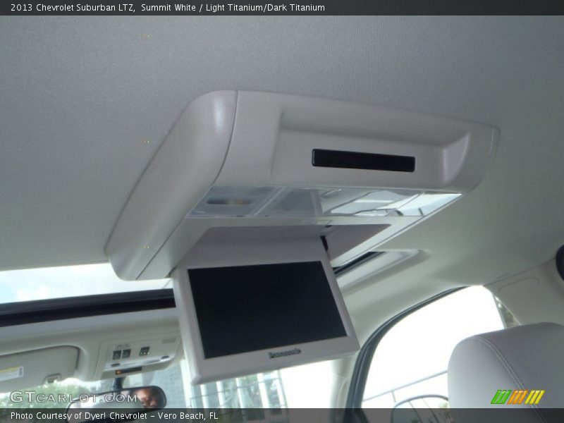 Summit White / Light Titanium/Dark Titanium 2013 Chevrolet Suburban LTZ