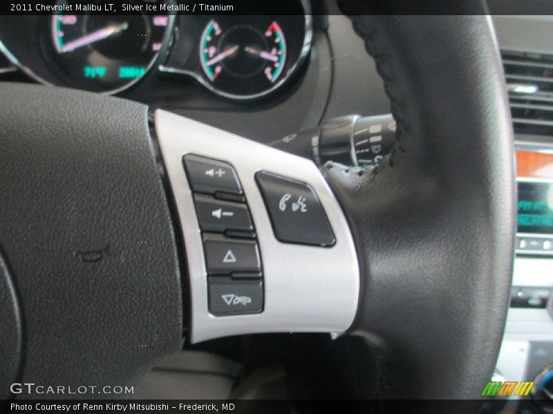 Silver Ice Metallic / Titanium 2011 Chevrolet Malibu LT