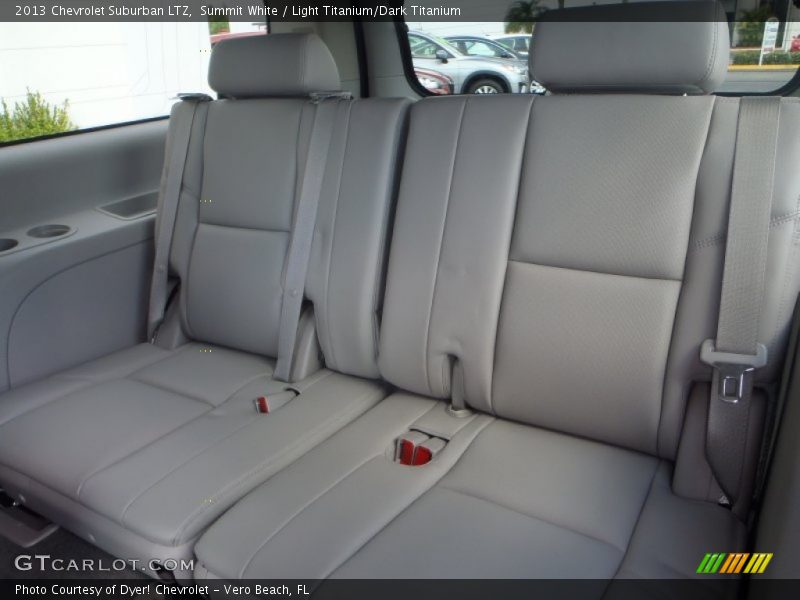 Summit White / Light Titanium/Dark Titanium 2013 Chevrolet Suburban LTZ
