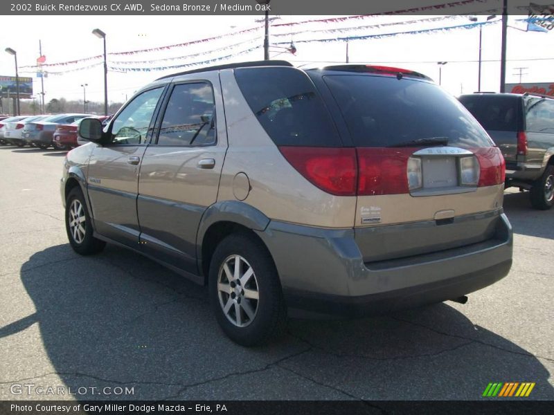 Sedona Bronze / Medium Oak 2002 Buick Rendezvous CX AWD