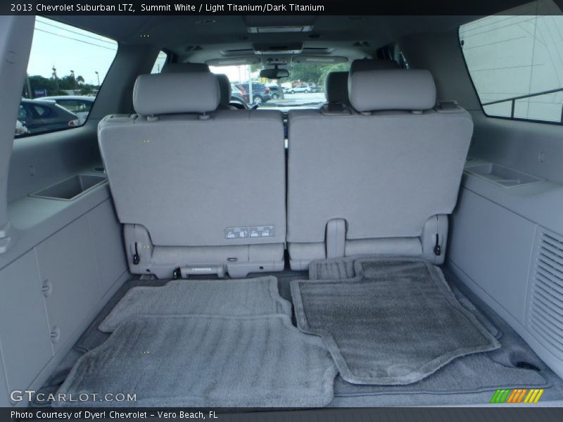 Summit White / Light Titanium/Dark Titanium 2013 Chevrolet Suburban LTZ