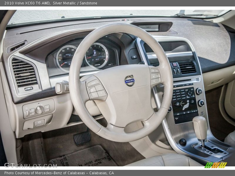 Silver Metallic / Sandstone 2010 Volvo XC60 T6 AWD