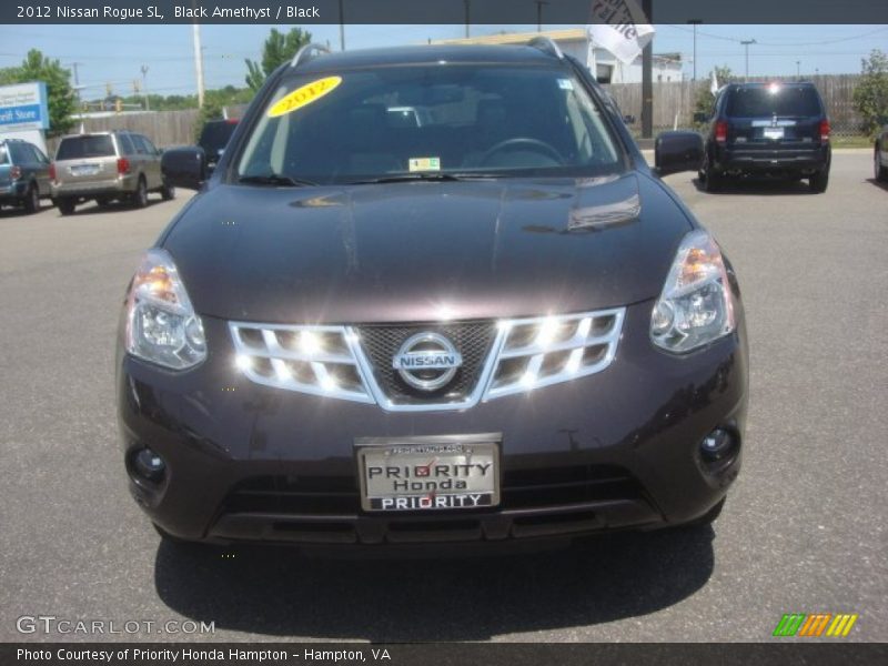 Black Amethyst / Black 2012 Nissan Rogue SL